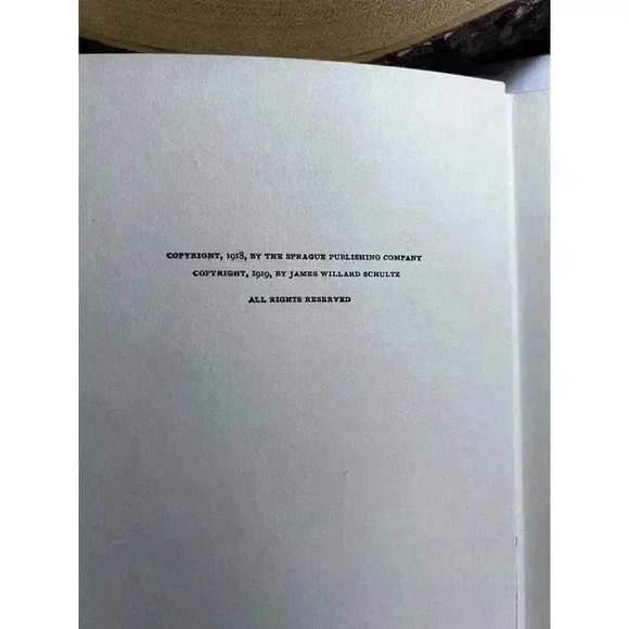 James Willard Schultz - Rising Wolf The White Blackfoot - Western Juv. Fiction - Picture 15 of 16